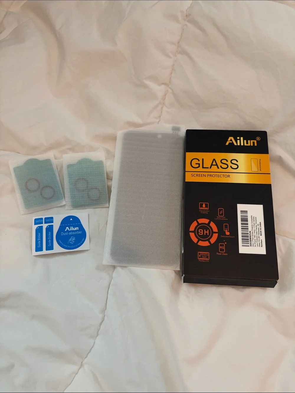 14 Pro Max Cases (6), Glass Screen Protector (1) with Camera Lens covers (2)